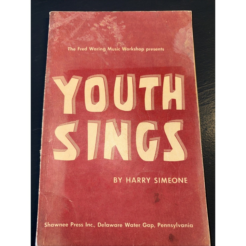 Youth Sings Harry Simeone Fred Waring 1954 Teenage‎ Choral SB SAB Parts Vintage